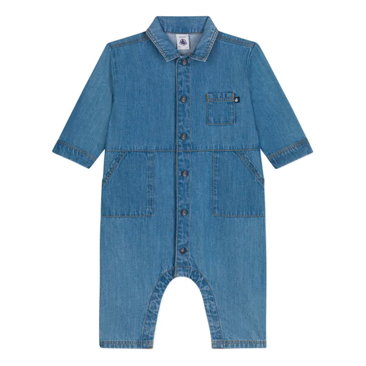 Petit Bateau Combinaison Matin Denim | Bleu jean