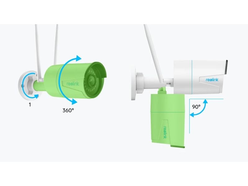 Reolink Netzwerkkamera W320 2K 5MP WLAN Überwachungskamera mit intelligenter Erkennung