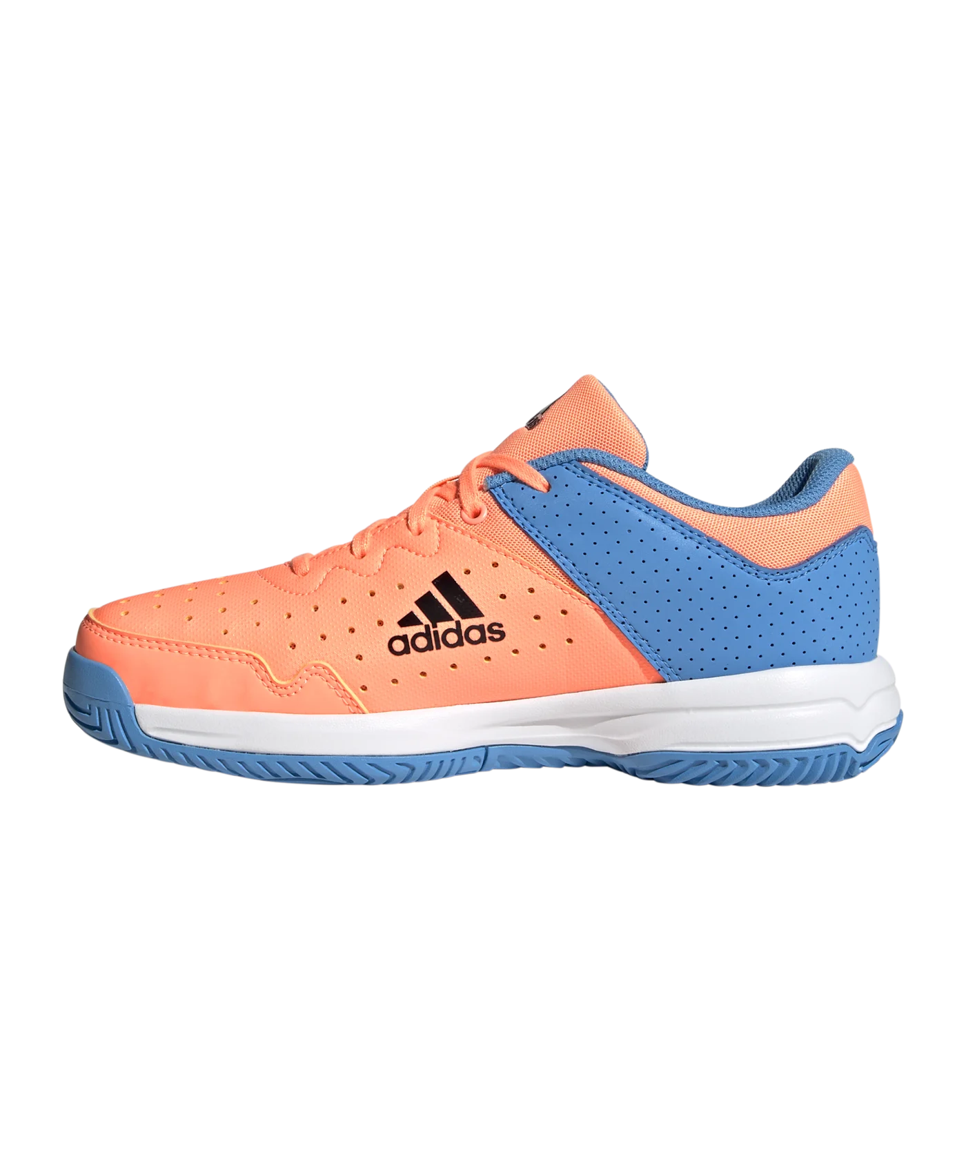 adidas Court Stabil Training Kids Orange Blau