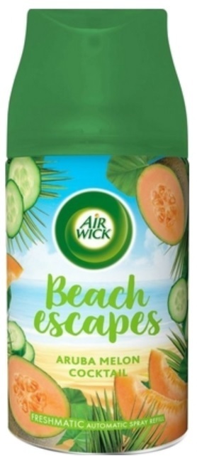 Airwick Freshmatic Max Navulling Beach Escapes Aruba Melon Cocktail250 ML