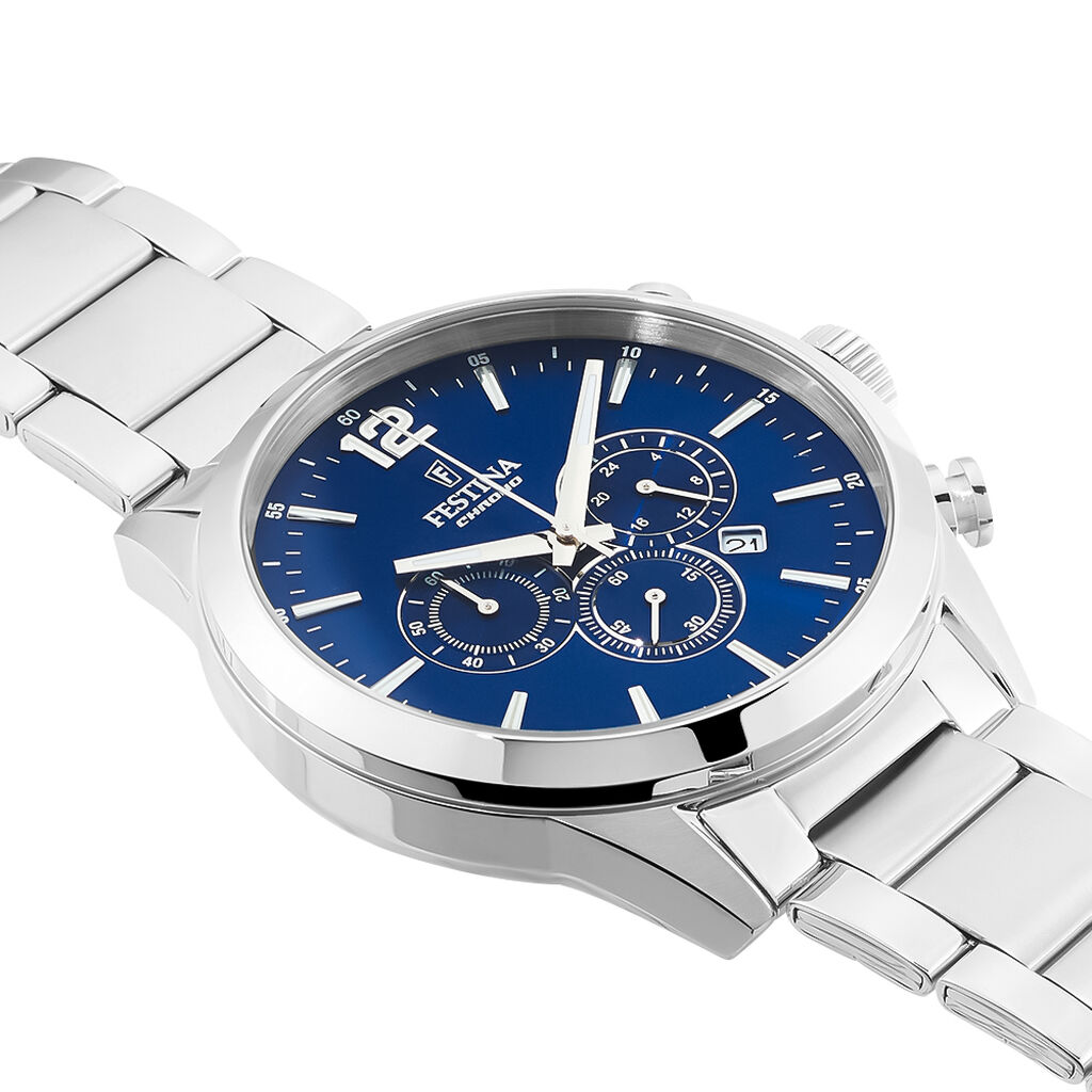 Montre Festina Timeless Chronograph Bleu