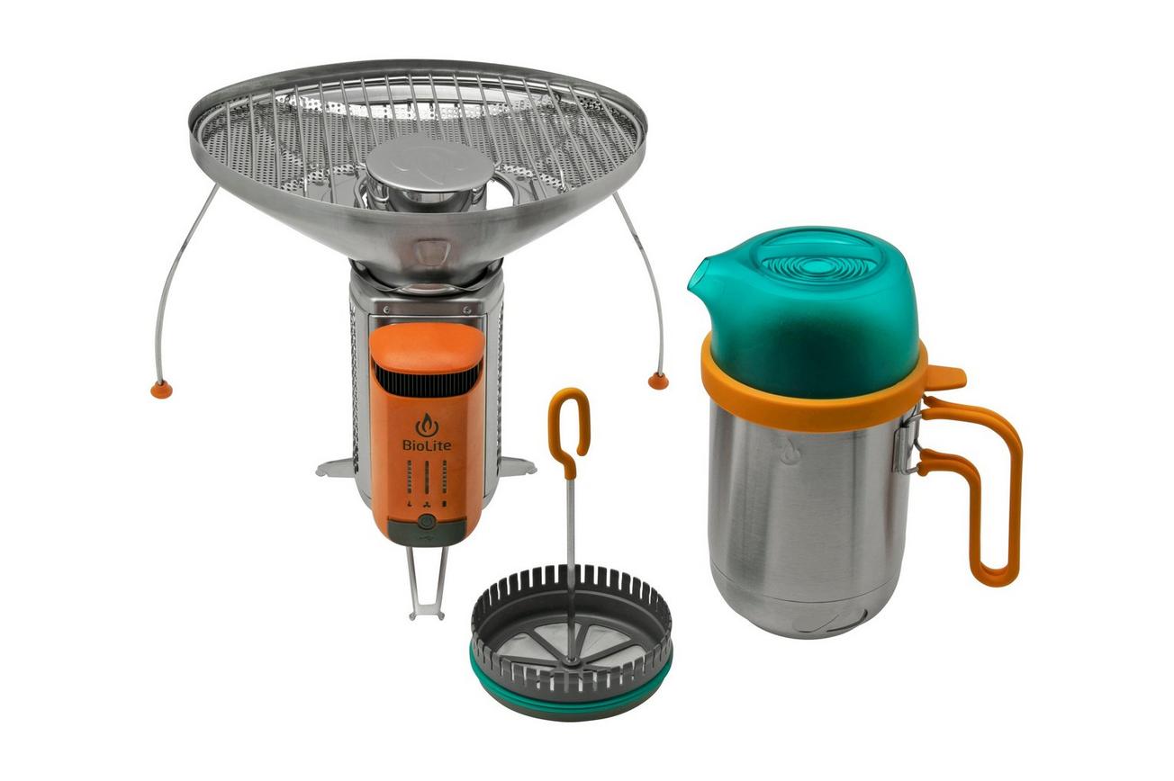 BioLite CampStove 2  Complete Cook Kit, houtbrander met powerbank en accessoires
