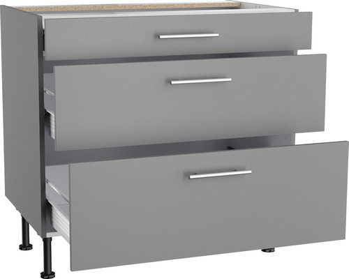 Optifit ladekast Mats825 BxDxH 90x58,4x87 cm basaltgrijs mat gedemonteerd