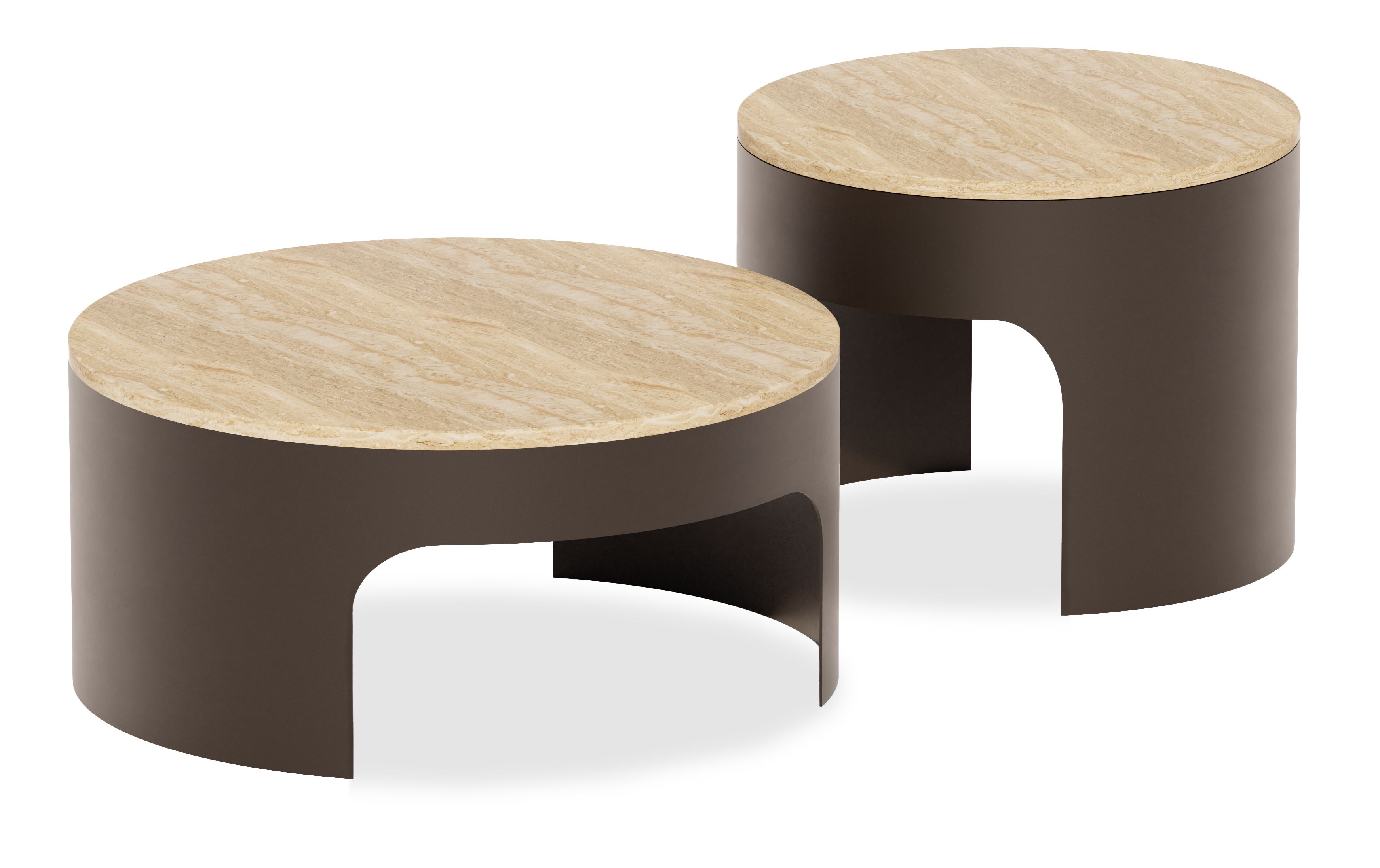 Salontafelset Elowen ⌀80  x H50 cm