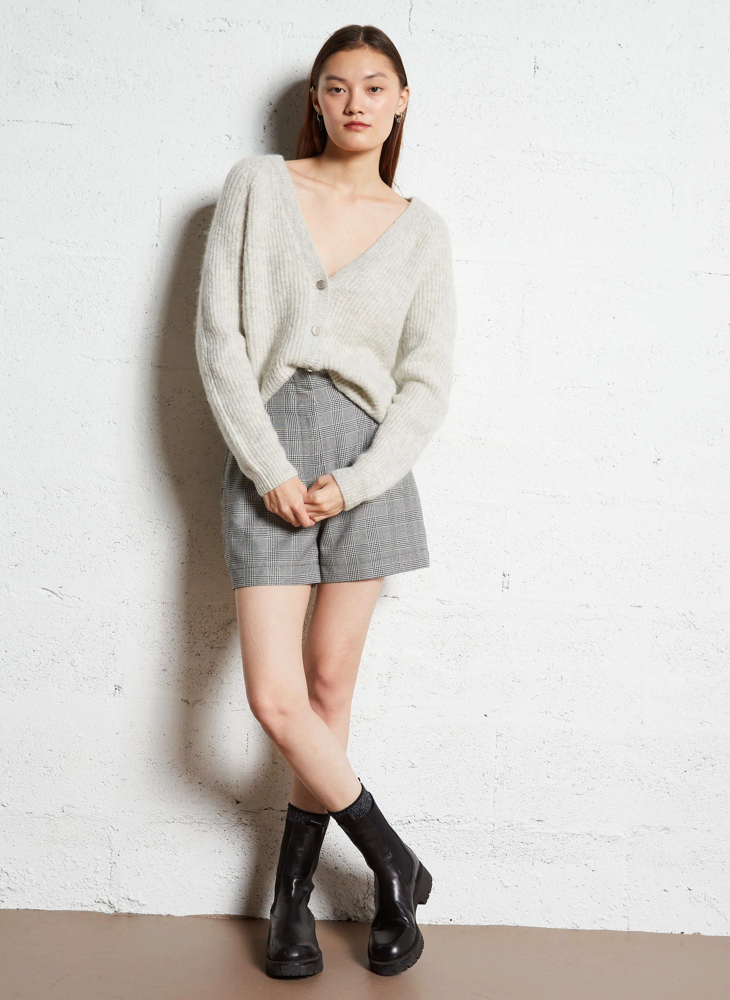 Cardigan oversize | Gris