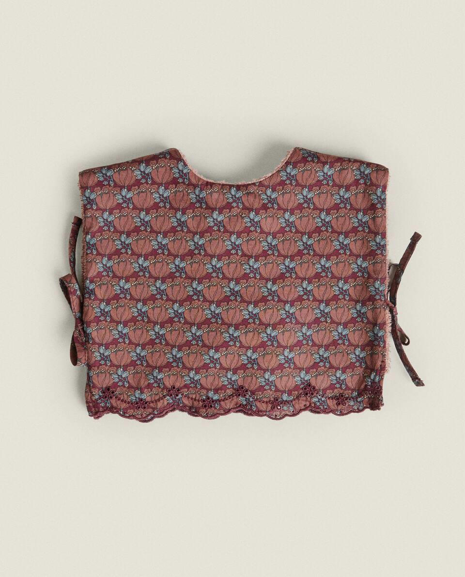 BABADOR INFANTIL FEITO COM TECIDO LIBERTY