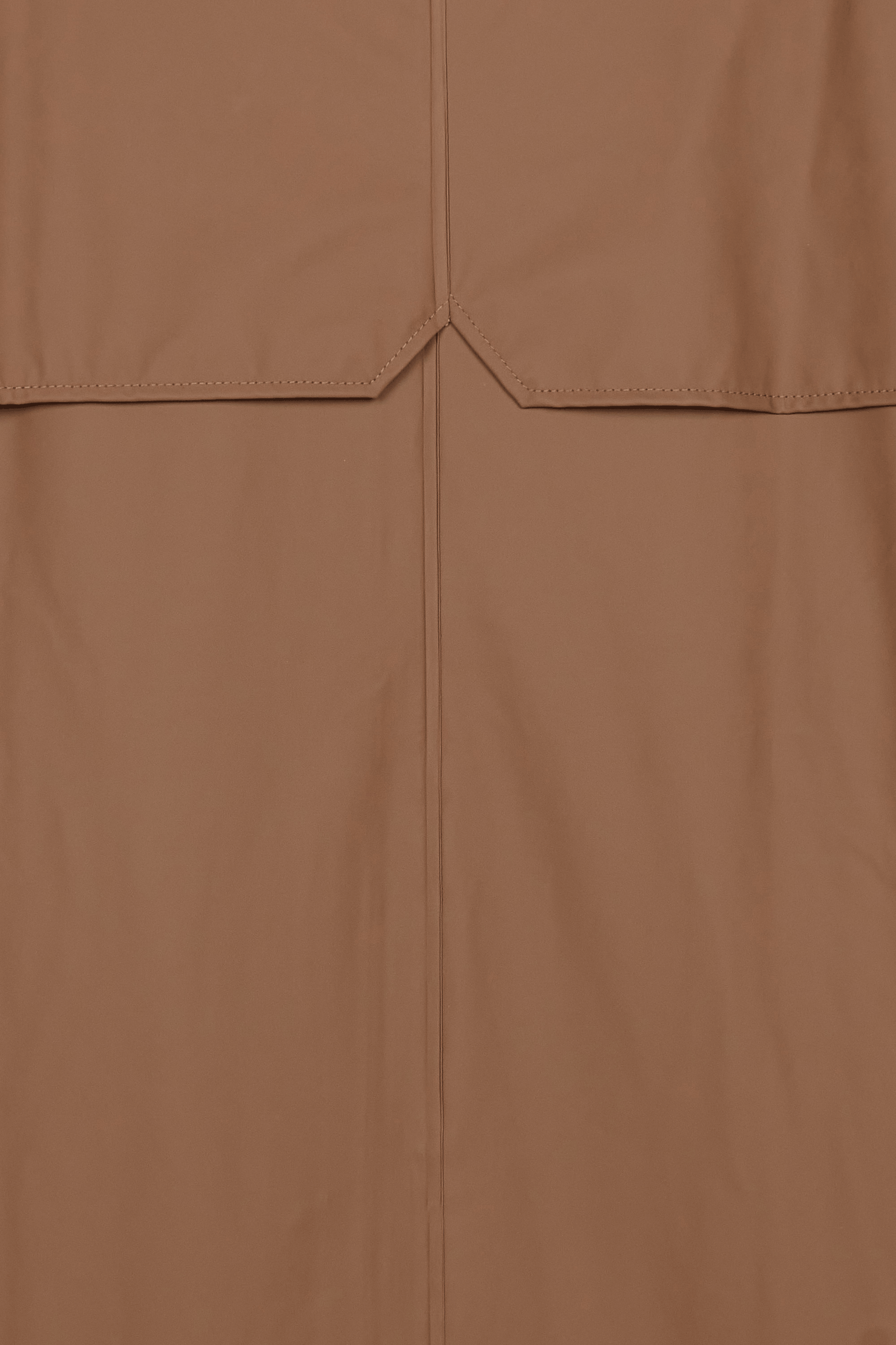 RAINS Imperméable à capuche  Fishtail Parka Marron