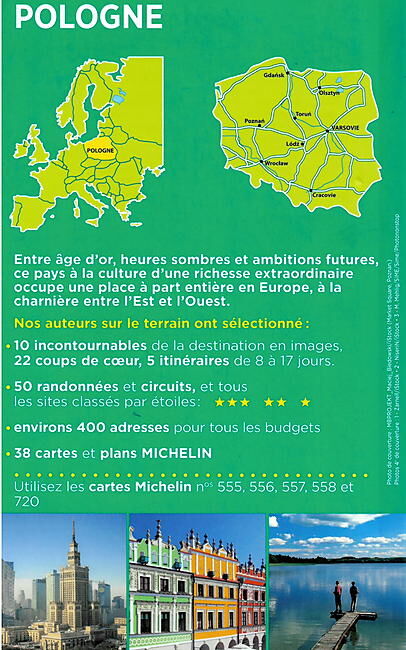 MICHELIN - GUIDE VERT POLOGNE
