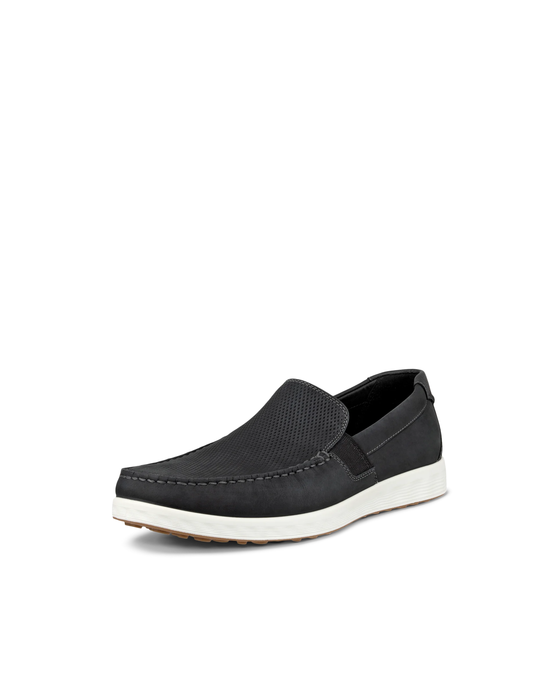 ECCO S LITE MOC M Herren Mokassins aus Nubukleder Schwarz