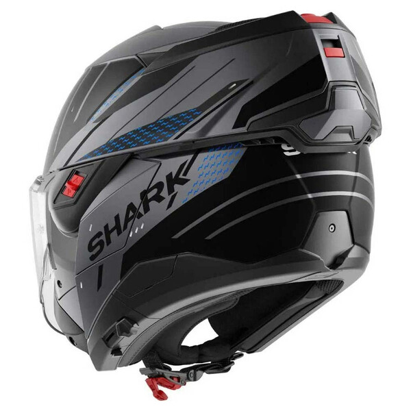 Shark - Casque Oxo Rydger Anthracite / Bleu / Noir / Mat