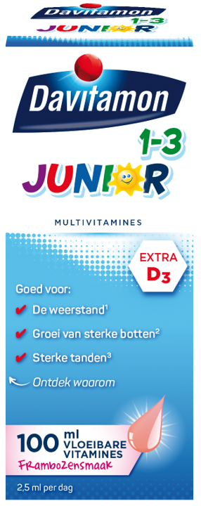 Davitamon Junior 1-3 Vloeibare Vitamines 100ml