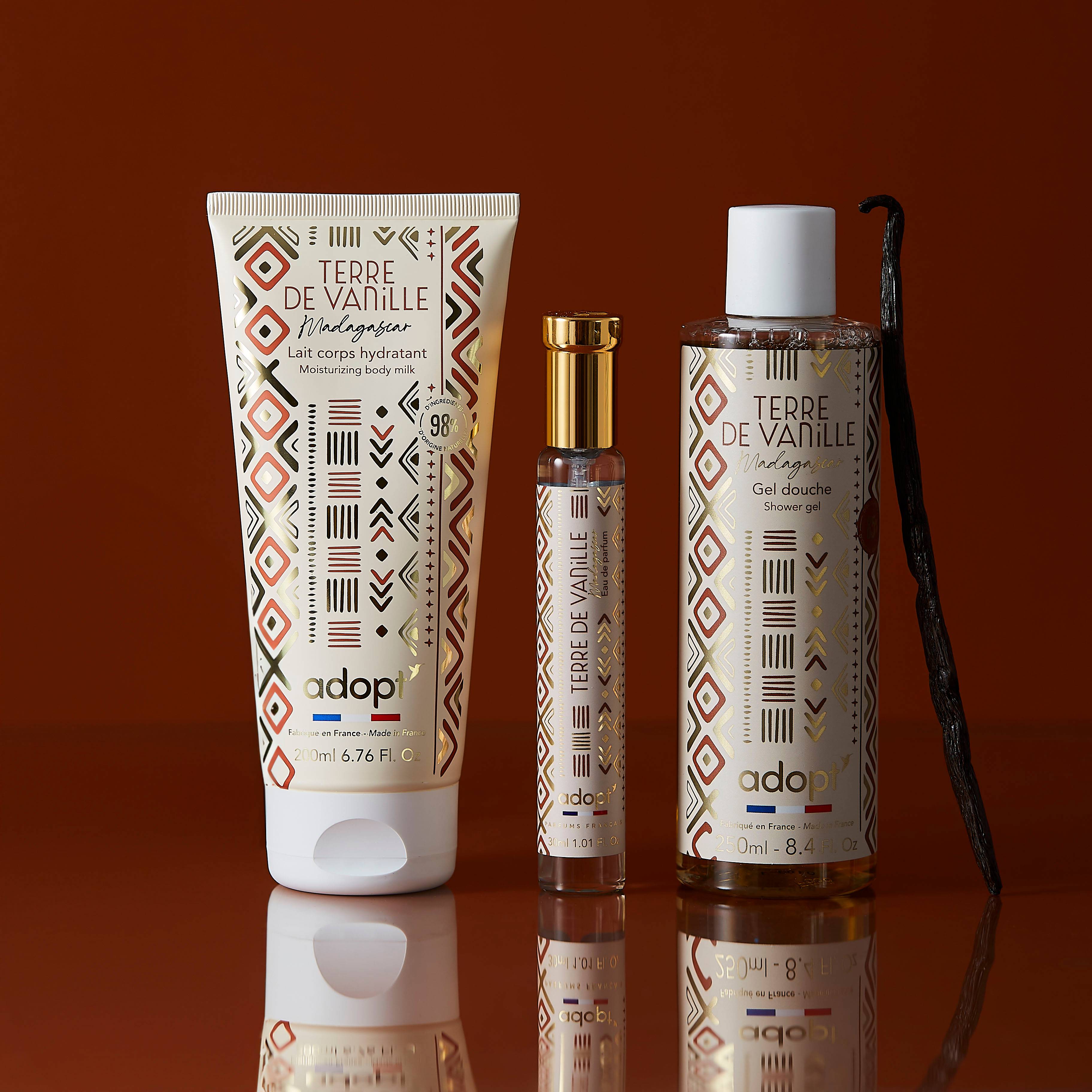 Terre de VanilleCoffret chalet eau de parfum 30 ml + gel douche 250 ml + lait corps 200 ml