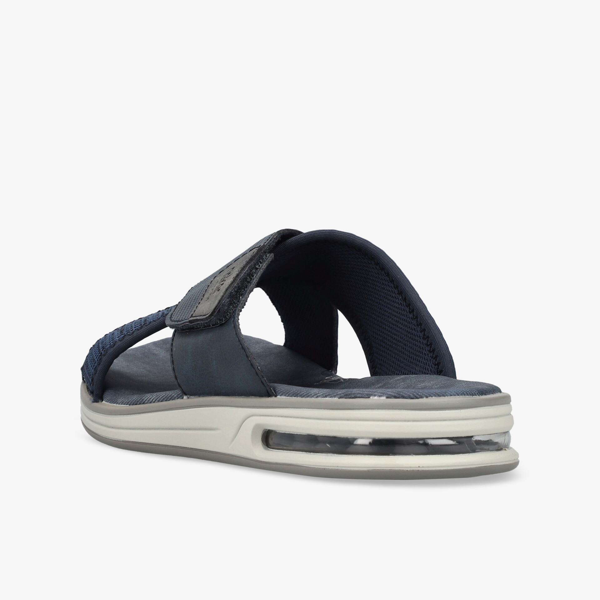 rieker Herren Pantoletten blau
