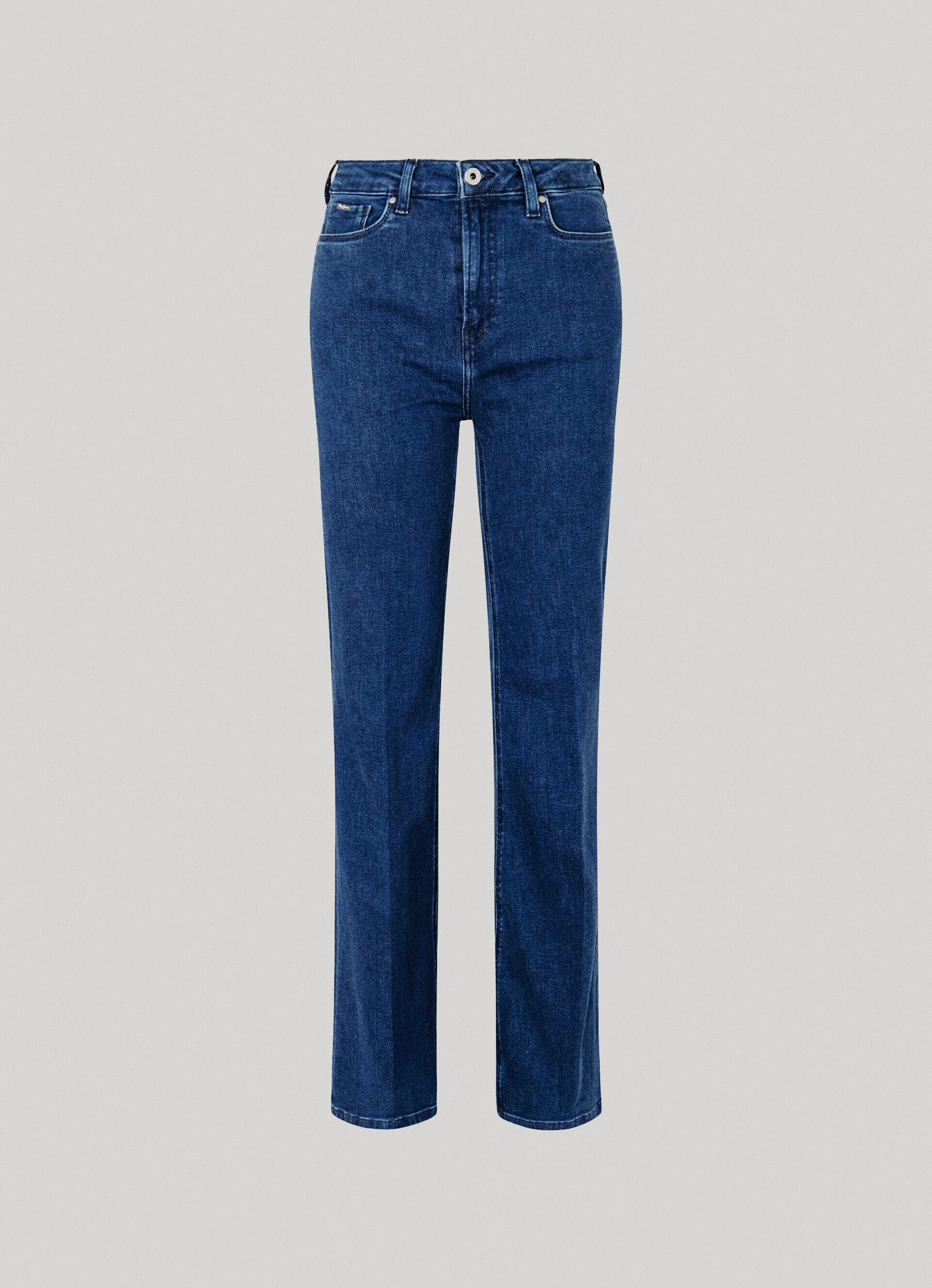 Calça jeans Willa Fit Flare de cintura alta - jeans