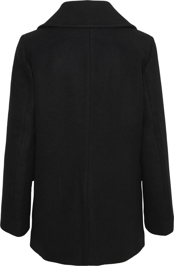InWear PerryIW Sailor Uldfrakke Black