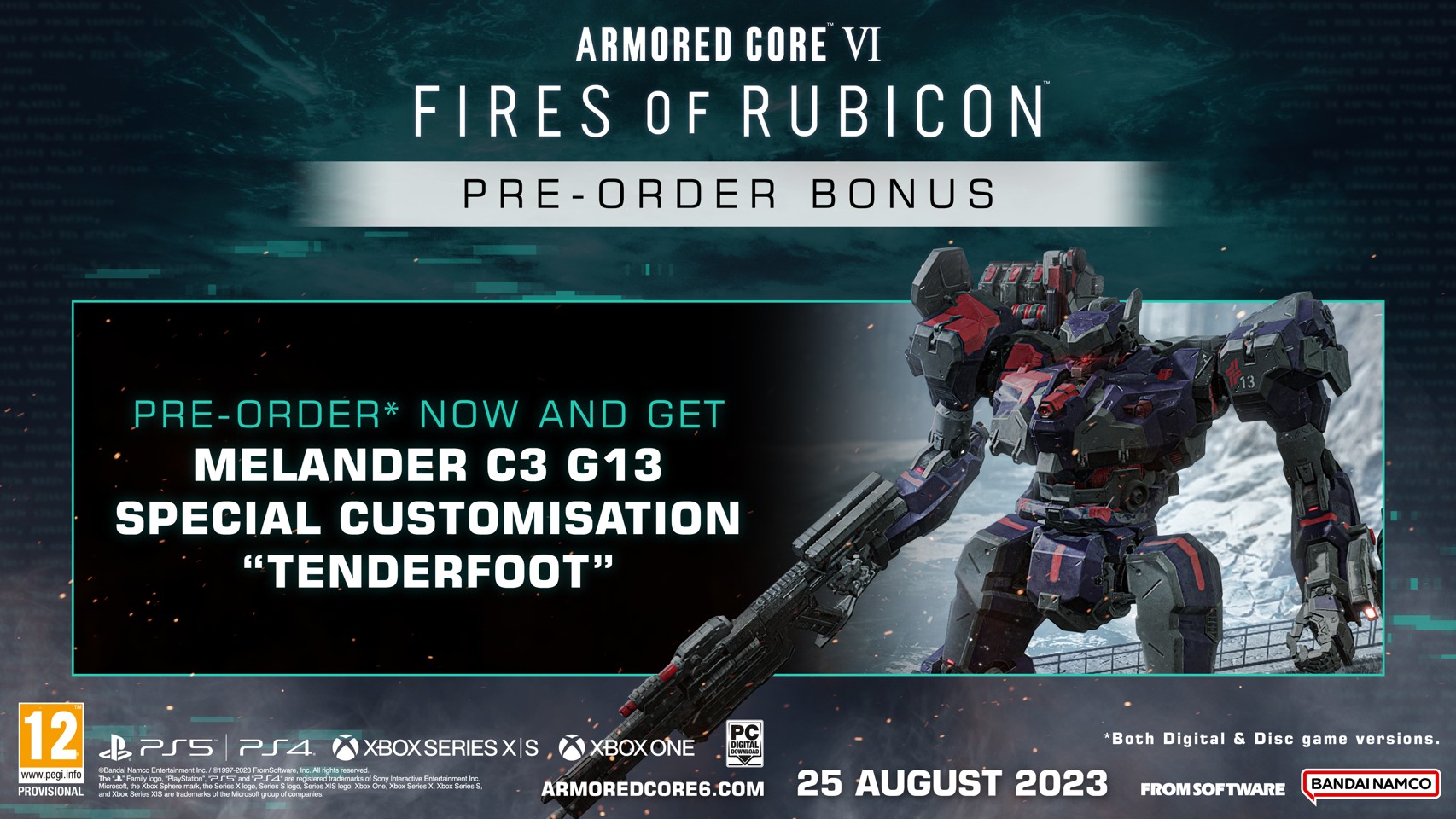 Armored Core VI Fires of Rubicon (Day 1 Edition)- PlayStation 4