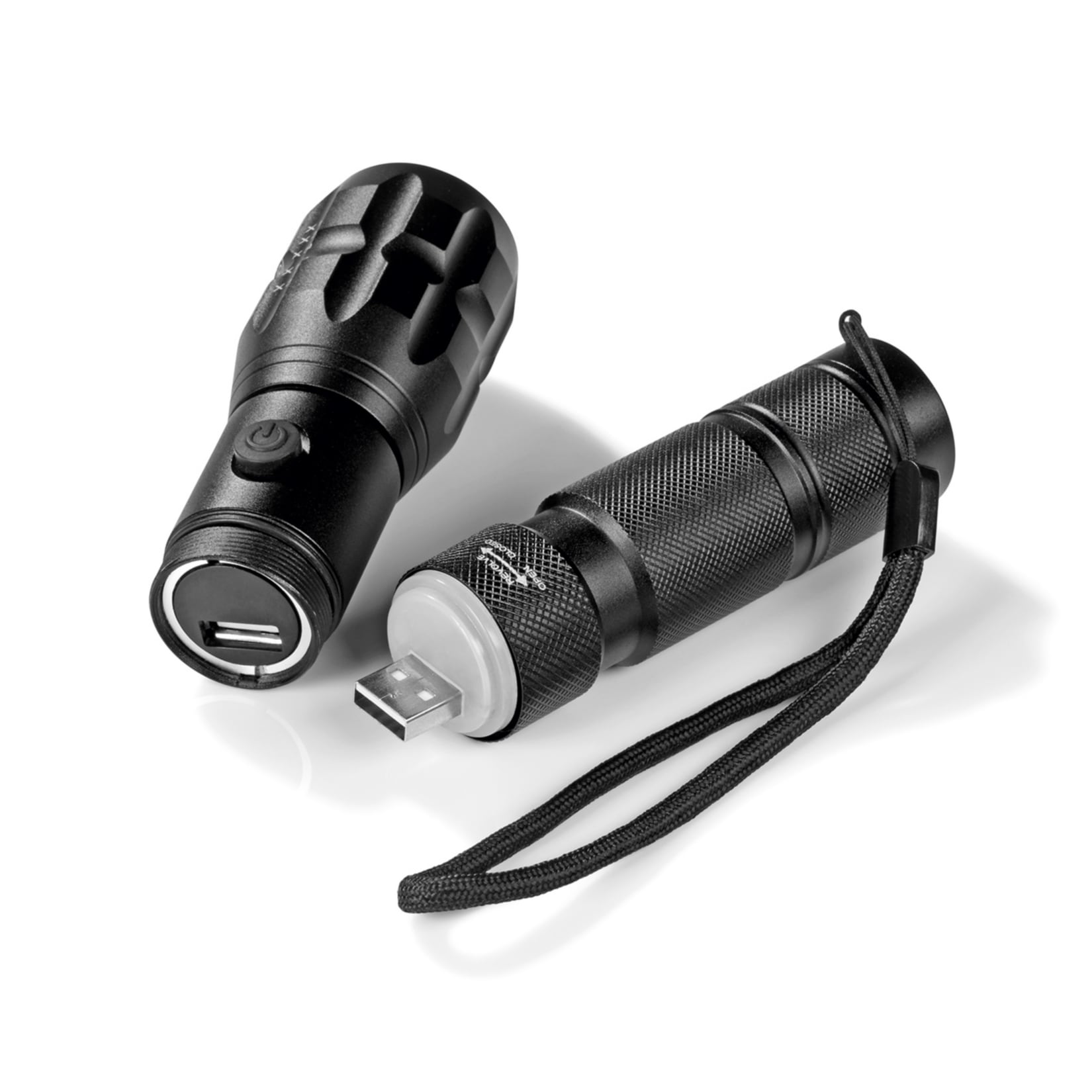 MAXXMEE Power-Taschenlampe 3,7V schwarz 1800mAh