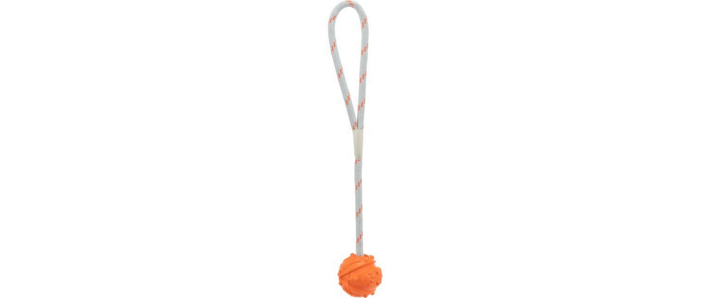 Schwimmspielzeug Aqua Toy Ball am Seil, ø 4.5 x 35 cmApportierspielzeug