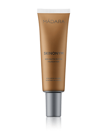MÁDARA Skinonym Semi-Matte Peptide Foundation 65 Warm Tan 30ml