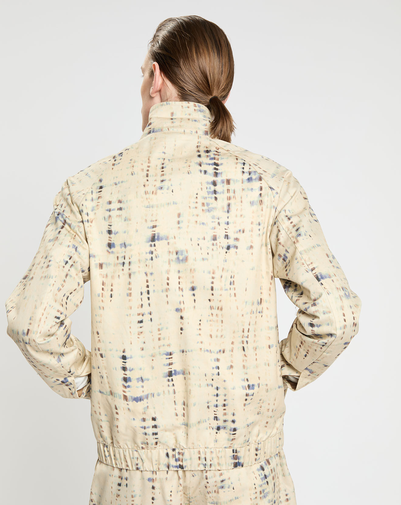 Scotch & Soda Blouson Imperméable Twill Coton Organic écru