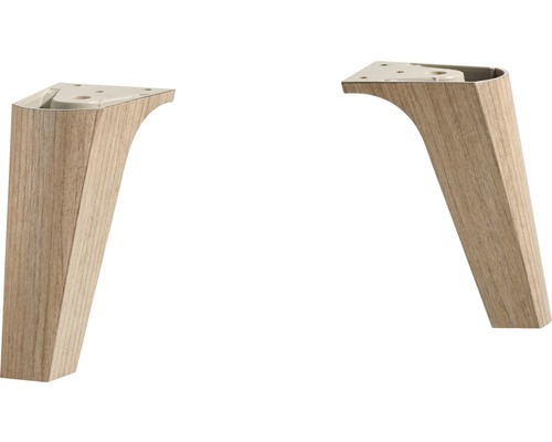 Pelipal Capri voetenset, houtlook, 2 stuks