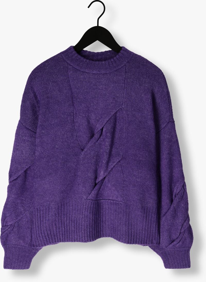 Y.A.S. paarse y.a.s. trui yaslexu ls knit pullover