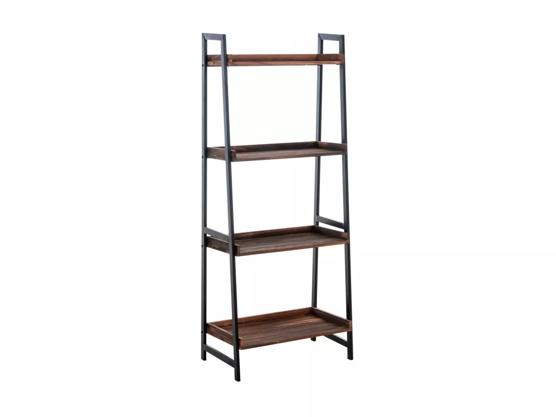 Étagères sur pied - Métal - 64 x 36 x 152cm - Marron - Dahn