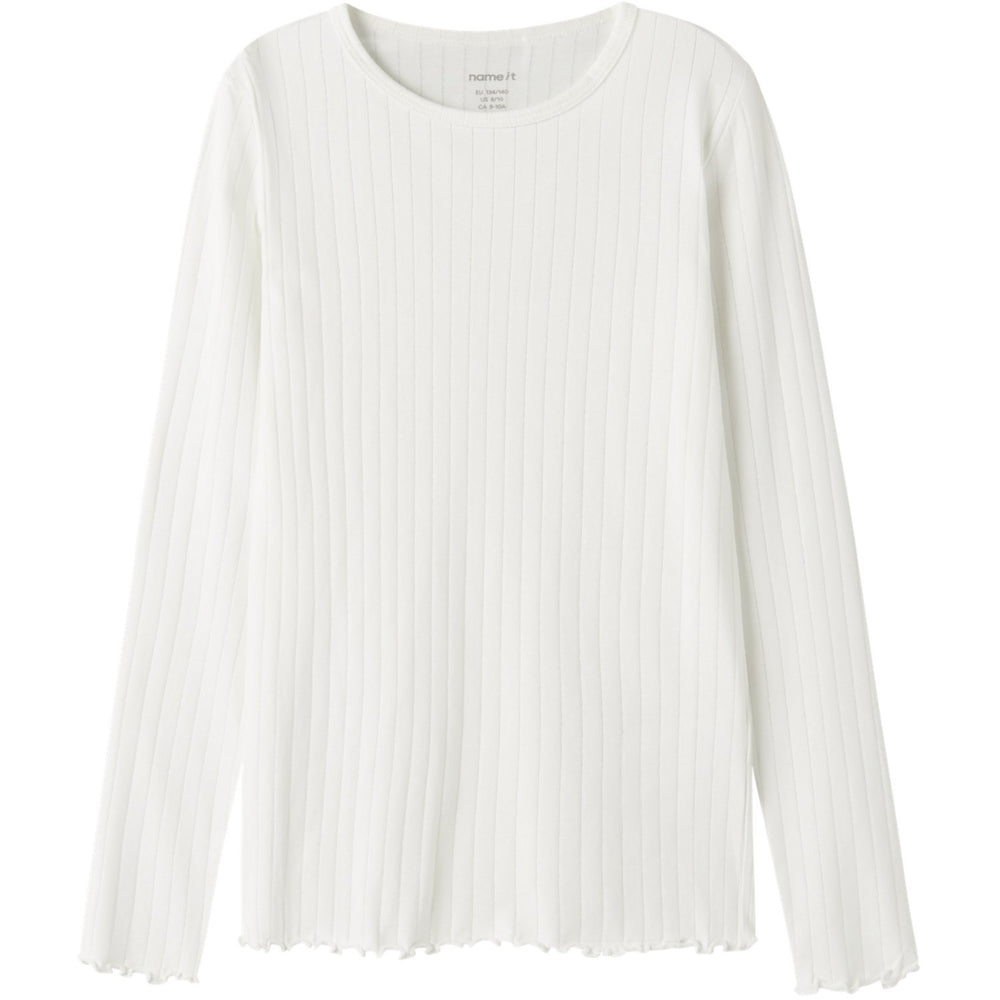 Køb Name It Cloud Dancer Nkfvibse Ls Slim Top