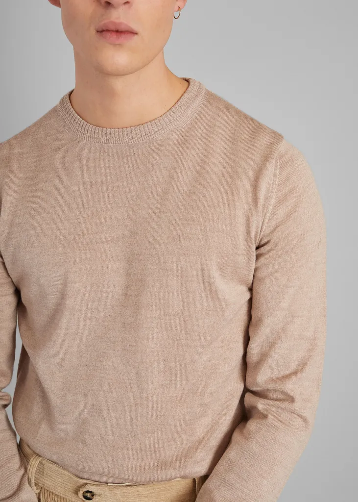 Pull col rond en laine mérinos L'Exception Paris