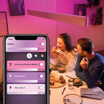 Philips Hue hanglamp Ensis wit 129,8x7 cm (lxb)