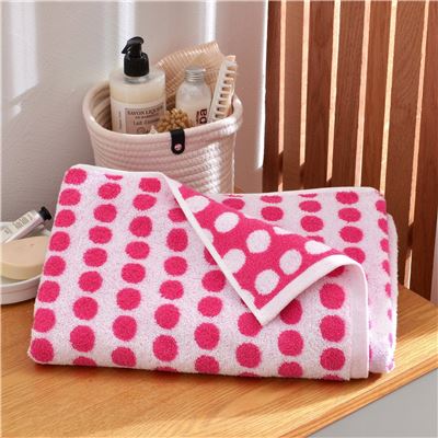 Linge de toilette motif pois 450 g/m² - BECQUET CRÉATION