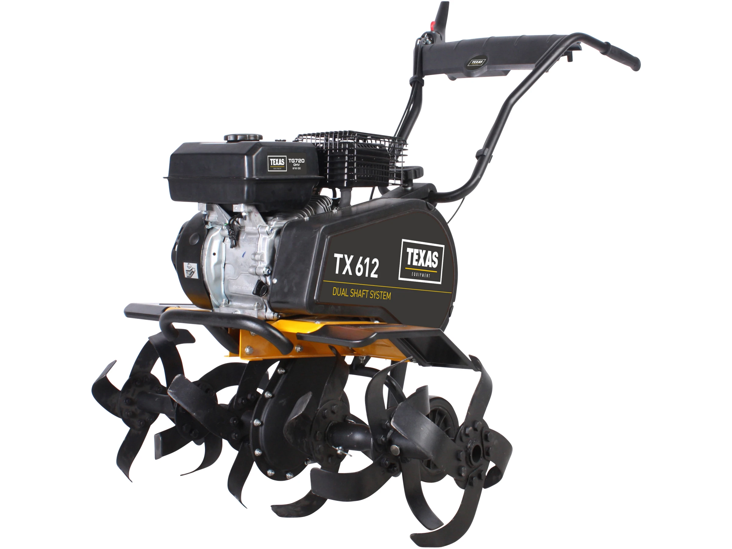 Texas Benzin-Motorhacke TX612TG Dual-Shaft