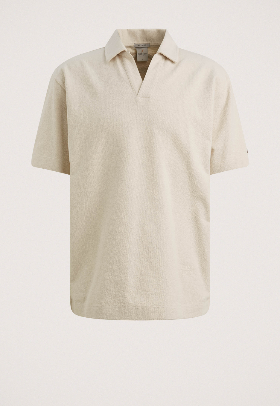 Cast Iron Relaxed Structured Polo