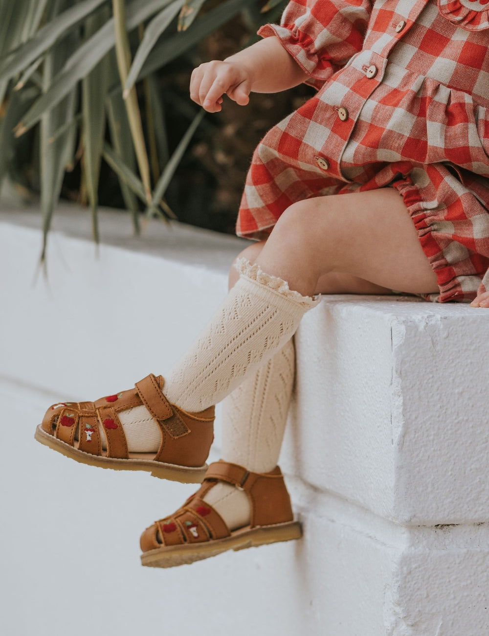 Apple Classic Sandal - Cognac