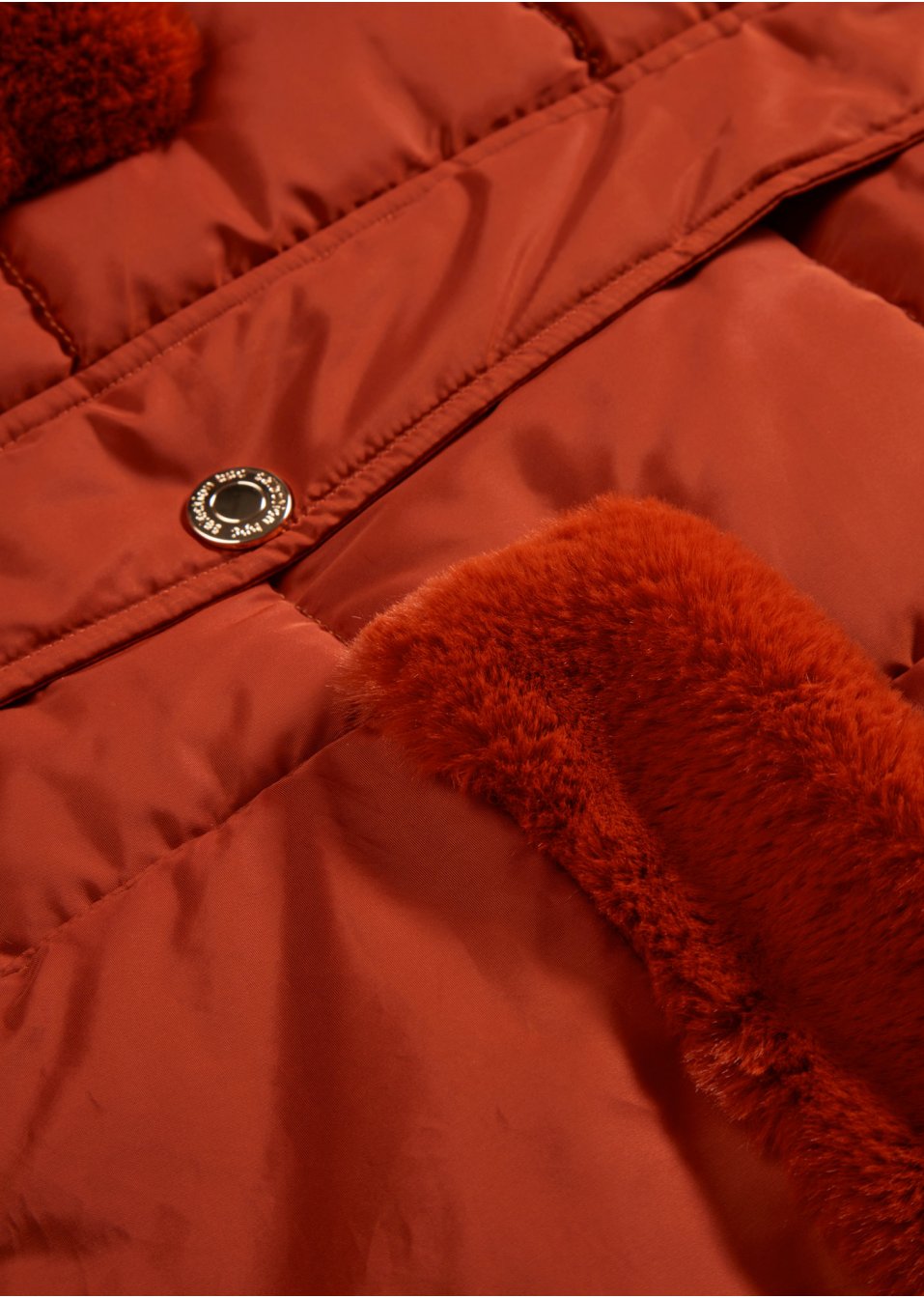 Veste matelassée avec application en synthétique