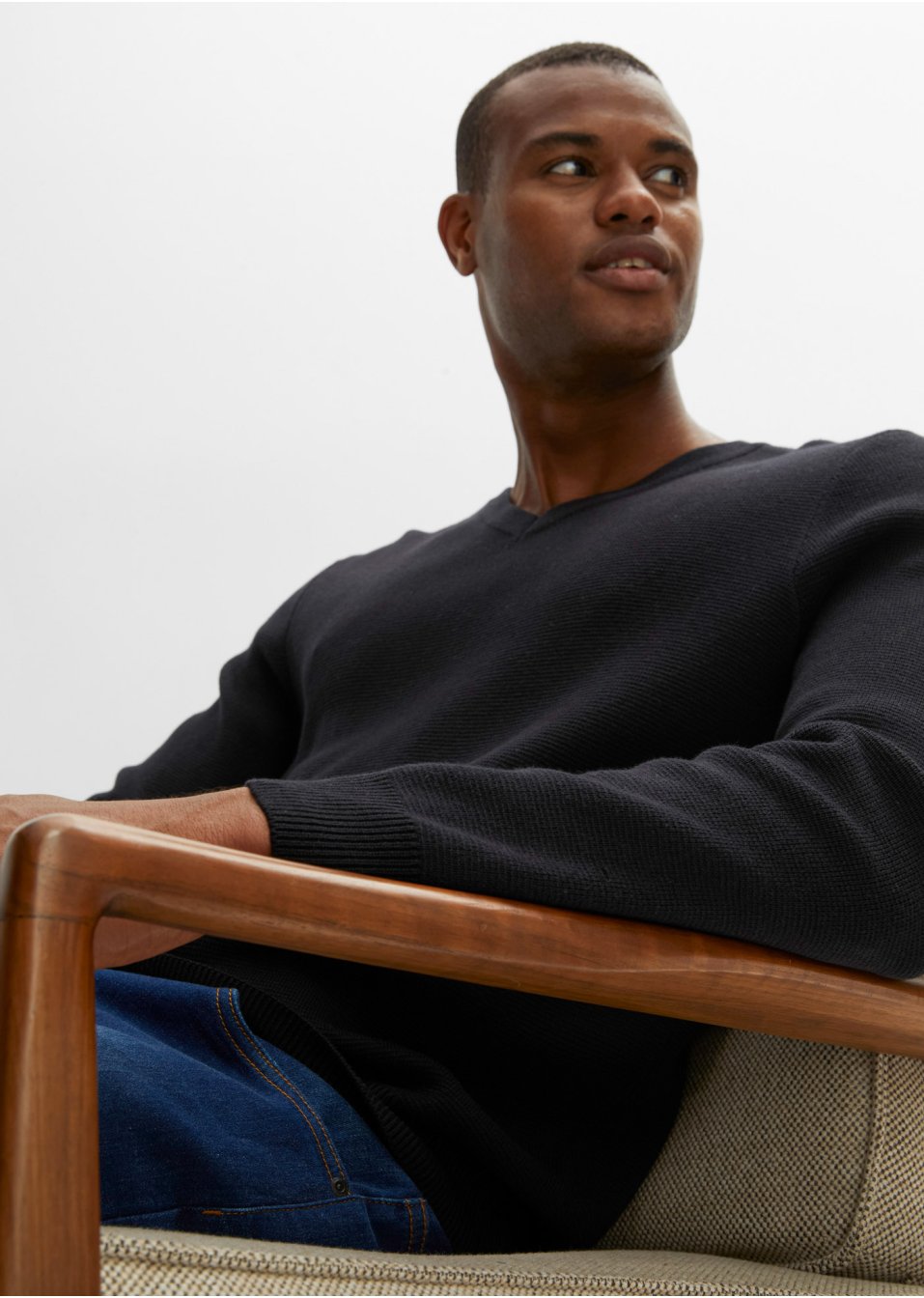 Pull avec col en V Essential