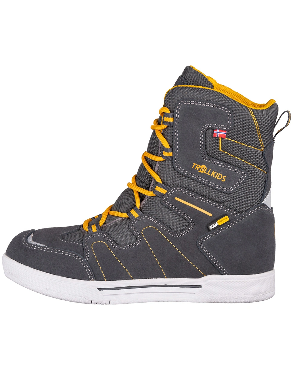 WinterboKids SKANDEN in anthracite/golden yellow