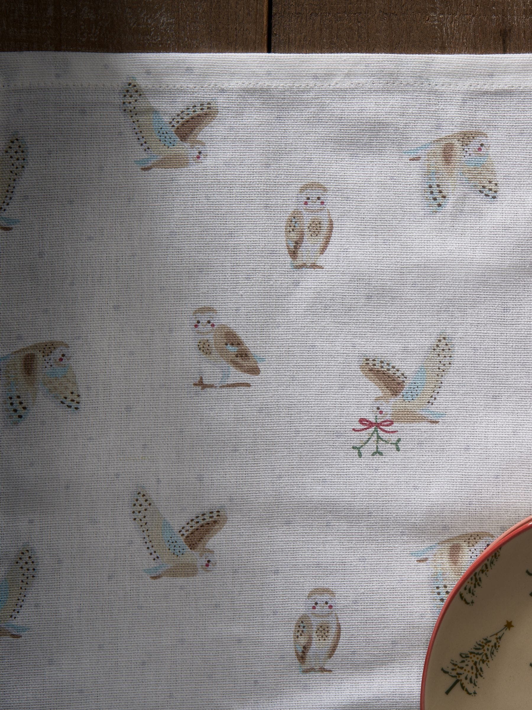 Sophie Allport Snowy Owls Table Runner