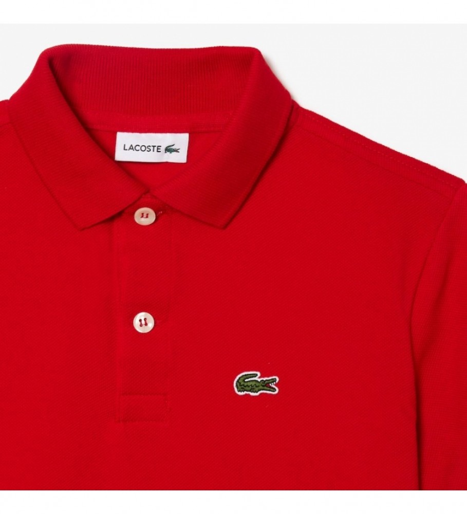 Polo Lacoste Classic Fit vermelha