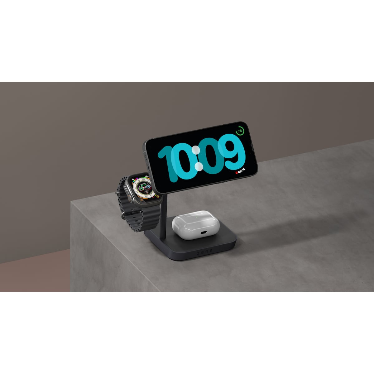 Zens MagSafe 4-i-1 trådløs ladestasjon