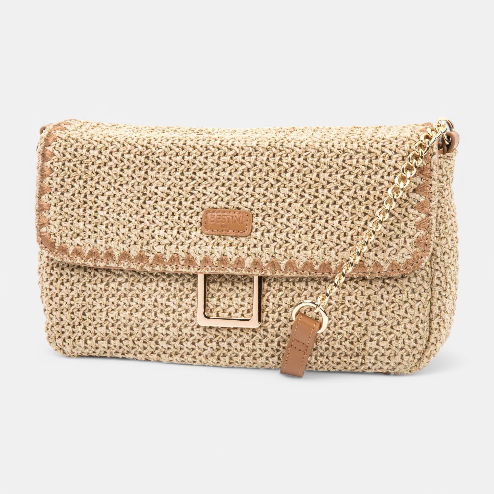 Sac bandoulière camel