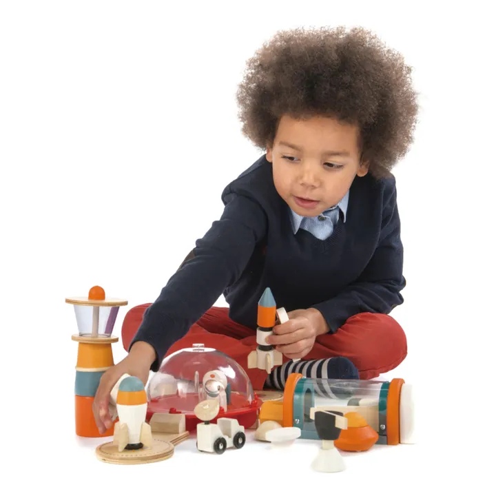 Tender Leaf Toys Station spatiale Vie sur Mars en bois