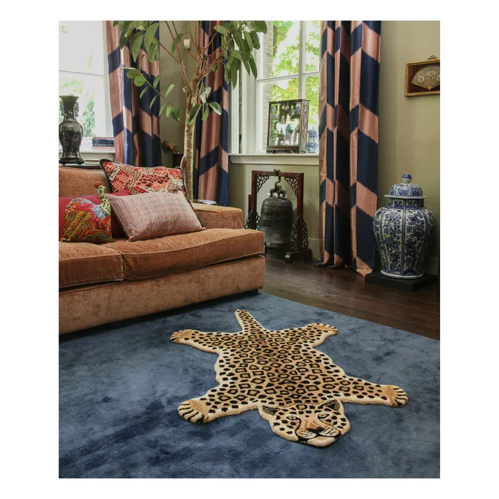 Doing Goods Tapis léopard en laine