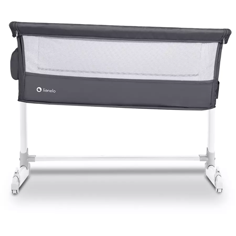 lionelo Beistellbett Theo Dark Grey