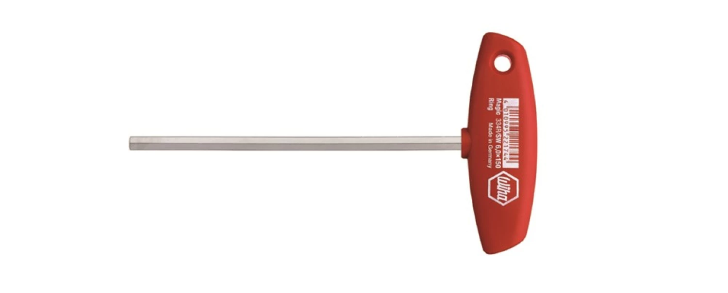 Wiha 334 Schroevendraaier met T-greep - Inbus - 8 x 200mm