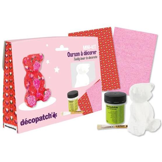 Mini-kit ourson - Rose