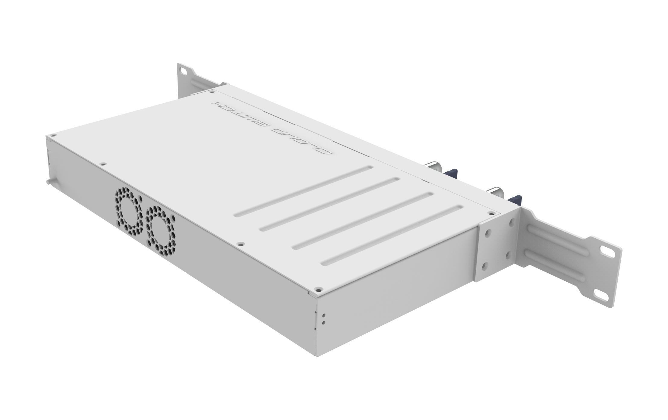 QSFP28 Switch CRS504-4XQ-IN 4 Port<br>Ihr kostengünstiger, kompakter und energieeffizienter Einstieg in die Welt der 100-Gigabit-Netzwerke. Dieser Switch ist der nächste Schritt bei der Aufrüstung bestehender 10- oder 25-Gigabit-Netzwerke. Mehrere St