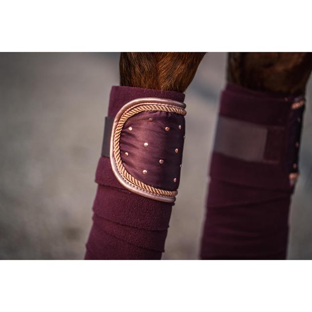 Bandages HORSEGEAR HGAurum Donkerrood