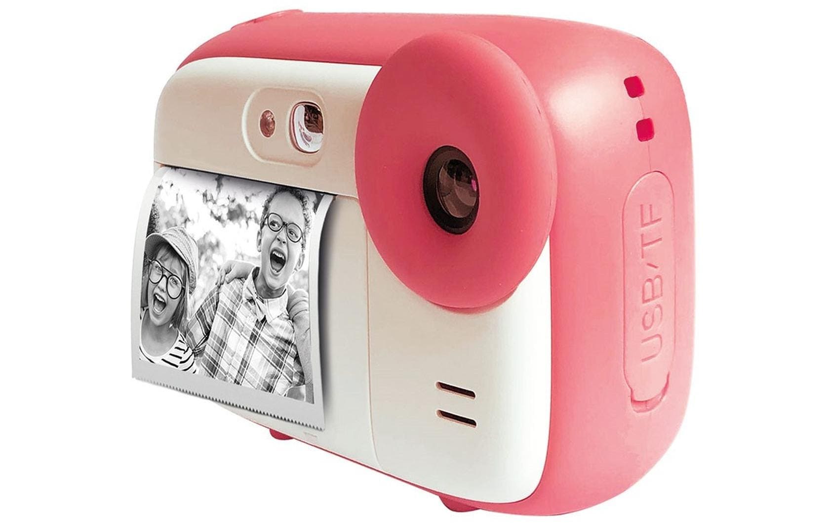 Fotokamera Realkids Instant Cam PinkSofortbildkamera mit Thermopapier-Drucktechnik