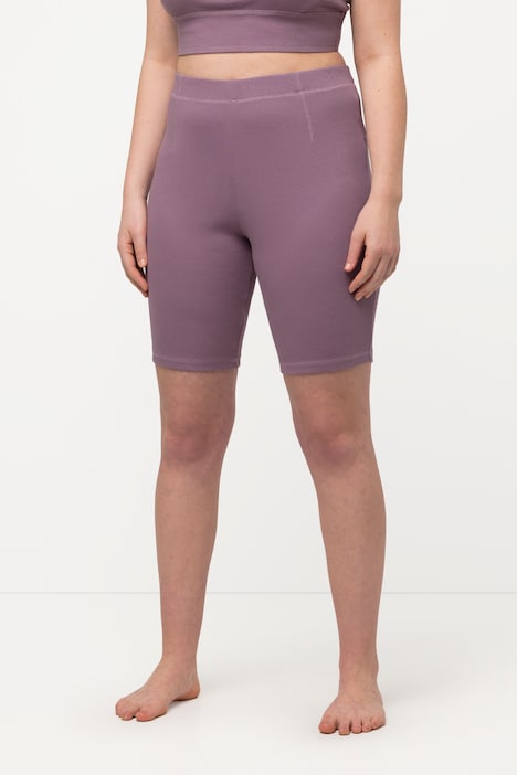 Yoga-Radler, Rippjersey, Slim, Biobaumwolle